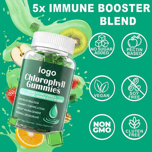 Gommes à la chlorophylle Suppléments de gestion du poids Acide aminé Vitamine organique D B12 Stimulation de l'énergie Peau saine Gommes à la chlorophylle - Product Image 5