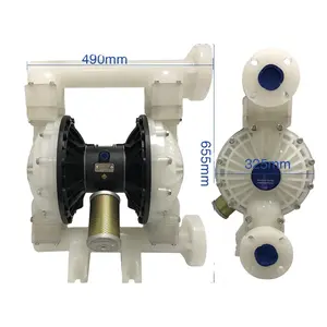 pneumatic double diaphragm pump 2 inch flow caliber BML-50P ,PP Material 568L/min