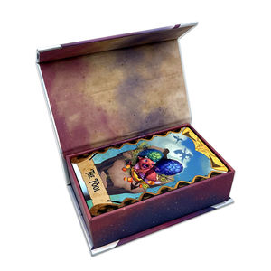 Cartes de <span class=keywords><strong>Tarot</strong></span> Aube Dorée pour les Couples Meilleure Vente en Gros en Couleur Violet Magique Amour Brillant - Product Image 3