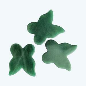 หยกธรรมชาติสีเขียวอเวนเจอรีน เครื่องมือเสริมความงามปรับรูปหน้า  กัวซาผีเสื้อ - Product Image 3