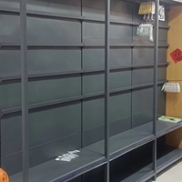 Kommerzieller Direktverkauf Einseitig Perforierte Schwerlast-Metallregale für Supermärkte Freistehende Supermarktregale PFT