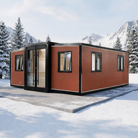 Maisons modulaires à deux étages avec 4 chambres et terrasse sur le toit pour une vie de famille et des loisirs de luxe