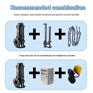 Pompes agricoles Hebei Ac, pompe submersible pour eaux usées, débit élevé pour eaux usées industrielles - Product Image 2
