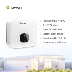 Inversor Solar Monofásico <span class=keywords><strong>Growatt</strong></span> <span class=keywords><strong>MIN</strong></span> <span class=keywords><strong>2500</strong></span>-6000TL-<span class=keywords><strong>X</strong></span> de 2.5-6kW con Doble MPPT y 98.4% de Eficiencia - Product Image 1