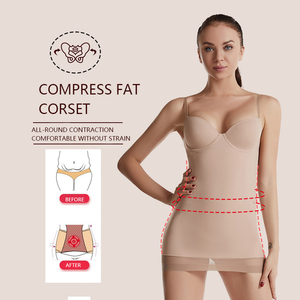 New Shapewear Body Shaper Bodysuit Tummy Control With Bra Breast Lift Body Shaping Skirt Slimming Bottoming Skirt