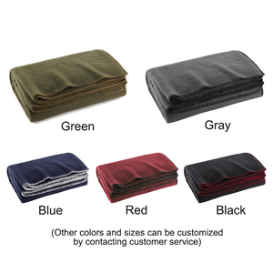 Coperta in Lana Lavabile GARIDA, Calda e Spessa, <span class=keywords><strong>per</strong></span> Campeggio, Stadio, Viaggi - Kit <span class=keywords><strong>per</strong></span> Auto e Sopravvivenza GFRB-6H - Product Image 5