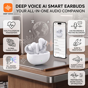 certified Bt 5.3 Noise Cancelling Tws Wireless App Control Translation Earphone Headset Smart Language Voice Translator Headphones Earbuds