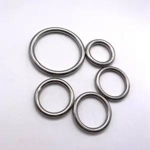 SS304/316 Bag O Ring Welding Seamless Metal O Ring Welded Stainless Steel Round Ring