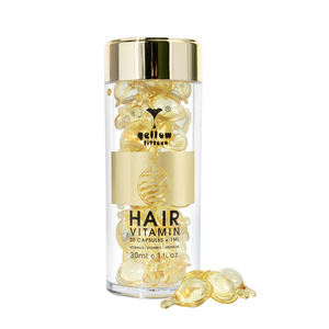 Suplemen <span class=keywords><strong>Vitamin</strong></span> rambut organik, minyak <span class=keywords><strong>Vitamin</strong></span> rambut kuning Fifteen, 30 kapsul X 1ML (30ml), menutrisi rambut lembut - Product Image 2