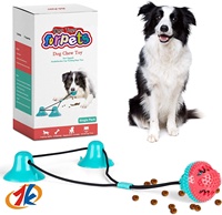 2025 Hunde-Gummi-Kauball-Spielzeug - Umweltfreundliches Interaktives Zahnreinigungs-Puzzle-Spielzeug mit Anpassbaren Farben