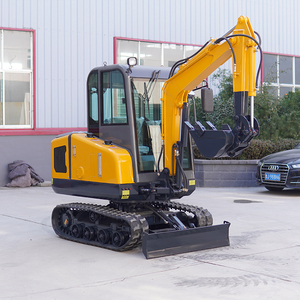 Mini-excavatrice compacte de 1,5 tonne avec moteur Kubota pour l'utilisation dans les jardins et vergers - Product Image 1