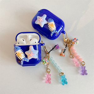 Étui pour écouteurs en silicone, personnalisé, motif Animal de <span class=keywords><strong>mer</strong></span>, étui airpods pour <span class=keywords><strong>Iphone</strong></span>, pièces - Product Image 1