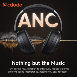 Tai nghe khử tiếng ồn chủ động MCDodo 140 ANC 70hrs trò chơi du lịch thể thao khử tiếng ồn AUX có dây + Tai nghe không dây - Product Image 3