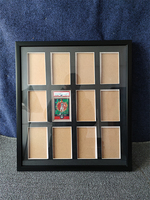 Support de Présentation de Cartes Écologique pour Cartes de Sport, Cadre Photo Noir et Blanc Mat 30*45cm pour Collection