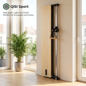 Máquina de Ejercicios de Pared Ultra Delgada de 11 cm <span class=keywords><strong>con</strong></span> Peso de 30 kg, Cable Cruzado y Diseño que Ahorra Espacio para Entrenamiento en Casa - Product Image 4