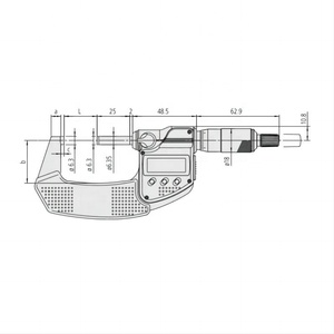 Mitutoyo 293-240-30 làm mát bằng chứng micromet 0 đến 25 mm - Product Image 6