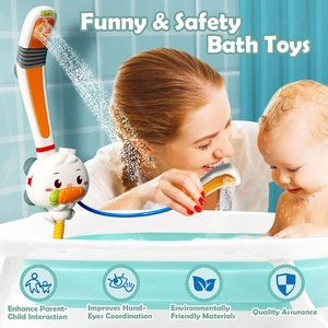 Jouet <span class=keywords><strong>de</strong></span> bain pour bébé, adorable lapin, douche électrique, jouets <span class=keywords><strong>de</strong></span> douche, pomme <span class=keywords><strong>de</strong></span> douche, double arroseur, jouet <span class=keywords><strong>de</strong></span> pulvérisation d'eau pour le bain des tout-petits - Product Image 3