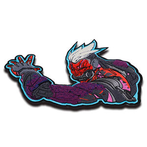 免费样品钱补丁刺绣定制设计师补丁著名品牌刺绣标志铁服装补丁 - Product Image 6