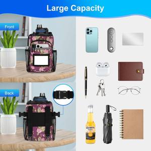 Échantillon gratuit Sac de rangement pour béquilles en polyester haute densité universel, organisateur de clés, couleur unie, personnalisable - Product Image 5