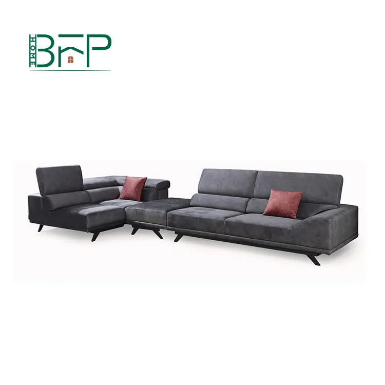 BFP Home-sofá de tela de estilo moderno en forma de L, muebles de tela, conjunto de sofás de tela, diseños de seccionales, muebles baratos para sala de estar