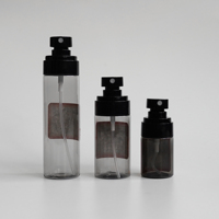 Vente en gros de flacons pulvérisateurs en plastique PET de qualité médicale certifiés ISO9001, 30 ml, 60 ml, 100 ml, avec pompe à pression, pour la désinfection et l'utilisation de parfums