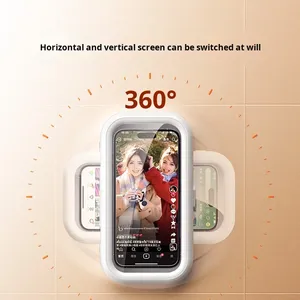 <span class=keywords><strong>Funda</strong></span> Impermeable Flexible para Teléfono con Soporte Retráctil y Giratorio para Ver Programas de TV y TikTok - Product Image 2