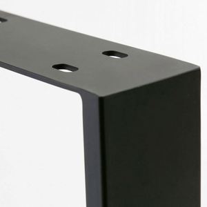 680*80*710mm Modern Black Powder Coated Steel <b>Bench</b>/<b>Table</b> Legs for Hospital <b>Outdoor</b> Use Furniture - Product Image 3