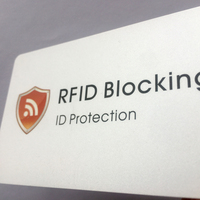 Customized Signal Shield RFID Security Protector Card 13.56MHz Anti Theft NFC Blocker Card RFID Blocking Card with Plastic PVC