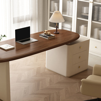 Ensemble de bureau de direction moderne simple avec chaise confortable Panneau de bois moderne