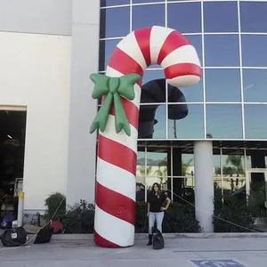 Décorations de Noël extérieures commerciales Candy Canes géantes parfaites pour toute entreprise, fête ou événement spécial - Product Image 1
