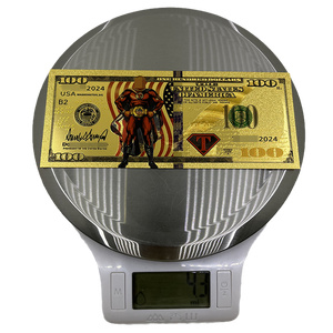 America EX-President 100 dollars carte d'argent <span class=keywords><strong>en</strong></span> plastique 24k feuille d'<span class=keywords><strong>or</strong></span> plaqué billet de banque - Product Image 6