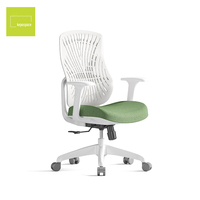 Chaise de bureau ergonomique pivotante et réglable avec dossier perforé respirant pour ordinateur, idéale pour les managers - Vente en gros