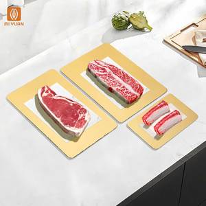 Factory Wholesale Gold Vacuum Cardboard Tray for Steak Salmon Seafood Meat Packaging <strong>Plastic</strong> <strong>Plates</strong> Transport - Product Image 3
