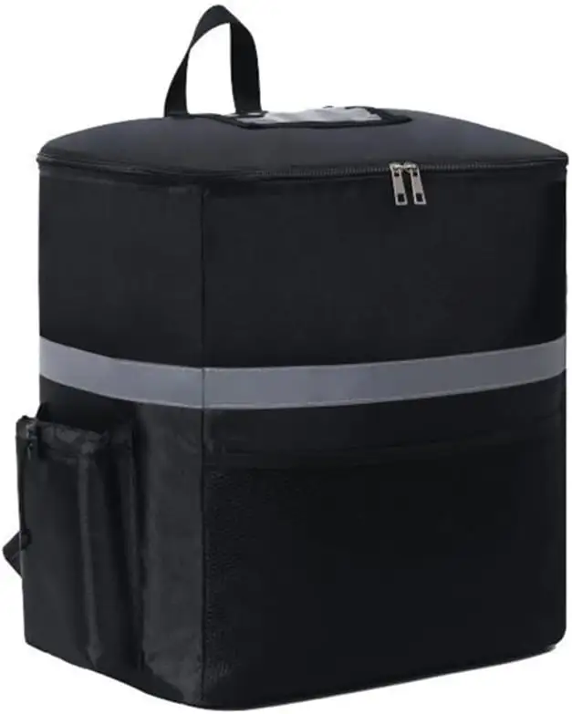 अतिरिक्त बड़े थर्मल फूड बैग कूलर रेफ्रिजरेटर टेकवे बॉक्स ताजा रखना वितरण बैकपैक इन्सुलेट ठंडा