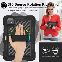 Hot 360 °   Étui rotatif pour tablette avec dragonne et bandoulière amovible pour Xiaomi Redmi Pad 2 11 pouces 2025