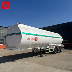 Low price 3-axle carbon steel fuel tank storage tank 45cbm semi-trailer manufacturer for sale