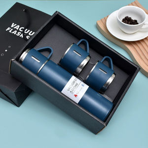 Ensemble de tasses en acier inoxydable durable de 500 ml, idéal pour les cadeaux d'entreprise, les souvenirs d'hôtel, les boissons chaudes et froides - Product Image 1