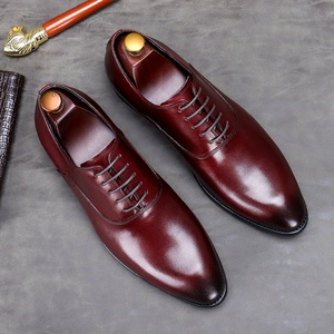 High Quality Genuine Leather Business Large Sized Lace Low Top Cowhide Handcrafted Casual Men's <b>Shoes</b> Height Increasing - Product Image 3