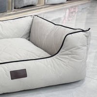 Anti-Angst anpassbare benutzer definierte Haustier bett Kühl gewebe wasserdicht gemütliche moderne Luxus kleine Hunde bett für Haustiere