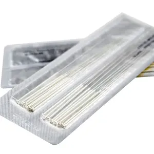 CE Approval Professional Supplier Disposable Sterile Acupuncture Needles for Medical with Silver Handle