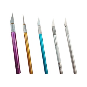 Dojac Aluminum Alloy Engraving Knife 8mm Handle Bright Finish For Mobile Phone Screen Protector Cutting - Product Image 4