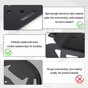 Waximoto adatto per <span class=keywords><strong>Royal</strong></span> <span class=keywords><strong>Enfield</strong></span> <span class=keywords><strong>Continental</strong></span> <span class=keywords><strong>GT</strong></span> Aftermarket in alluminio per bagagli Cargo custodia superiore portapacchi supporto staffa - Product Image 5