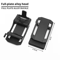 Pour Amazon best-seller transfrontalier 38 épaissi et durci Club tir pistolet ceinture vache alliage boucle automatique ceinture tactique