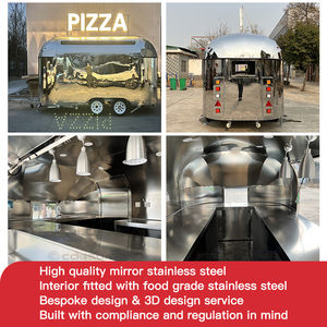 Camión de <span class=keywords><strong>pizza</strong></span> Cogsun para pizzas de leña y cocina italiana con remolque de catering de diseño elegante - Product Image 4