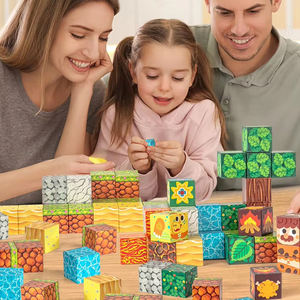 2026 नए थोक भवन ब्लॉक क्यूब 81 पीसी प्रारंभिक शैक्षिक 3 डी डाइय क्यूब प्लास्टिक निर्माण ब्लॉक - Product Image 4