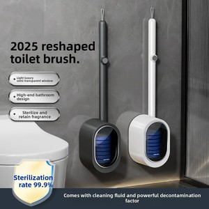 <span class=keywords><strong>Brosse</strong></span> de toilette jetable QY en plastique moderne avec têtes de rechange désodorisantes et solubles pour <span class=keywords><strong>usage</strong></span> domestique - Product Image 2