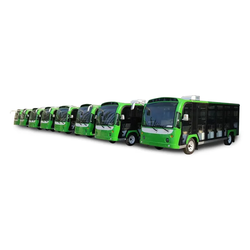 SHUNCHA-autobús eléctrico para pasajeros, vehículo turístico de 15KW, 72V, 23 asientos, precio de fábrica