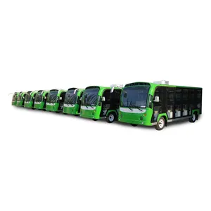 SHUNCHA Factory Price 15KW 72V 23 Passengers 23 Seats Electric Cross Country Tourist Car Electric Bus