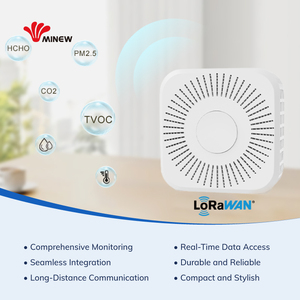 多機能ワイヤレスLoRaWAN温室TVOC PM2.5 HCHO <span class=keywords><strong>CO2</strong></span>温度・湿度環境センサー空気品質モニター - Product Image 2