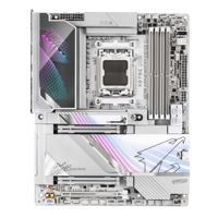 Motherboard Super Ice X870E AORUS MASTER X3D ICE WIFI7 DDR5 Mendukung CPU AMD AM5 9700X 9800X3D 9900X